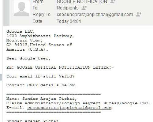 Venäläinen Google lähestyy sinua