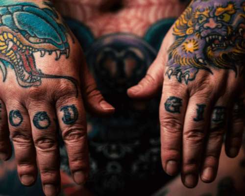 Kämmenselkä tatuointi