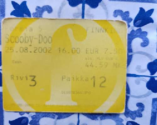 Elokuvalippuja 2: Scooby-Doo