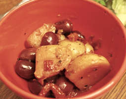 Kreikkalainen perunapata (vegaani)