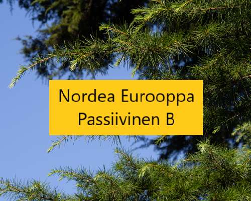 Nordea Eurooppa Passiivinen -rahasto tarkastelussa