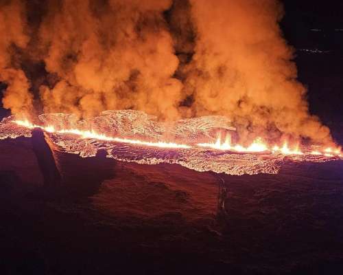 Kun tulivuori purkautuu Islannissa