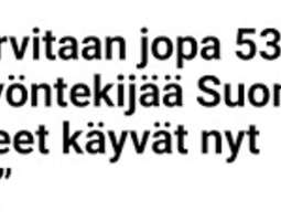 50.000 työläistä suomeen. rikos.