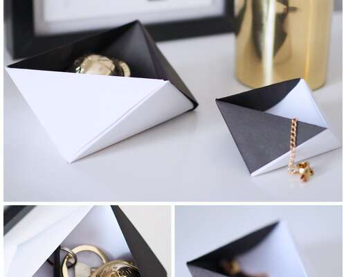 Taittele helppo origamirasia paperista