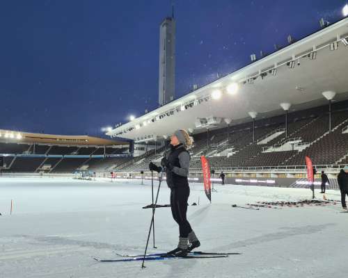 Hiihdon uudet tuulet Helsingin Olympiastadionilla