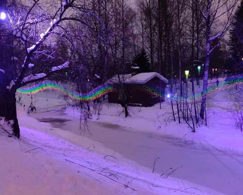 Käy katsomassa valojen ilottelua Espoossa