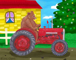 A farmer bear (a digital jigsaw puzzle) / Maa...