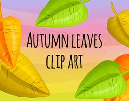 Printable Clip Art: Leaves of Fall / Tulostet...