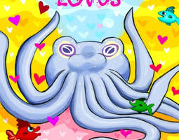 The Octopus Loves (a children's picture book)