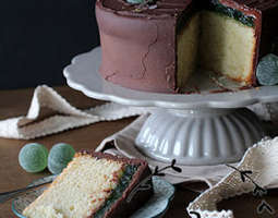 Luukku 3: Vihreä kuula jaffa-kakku