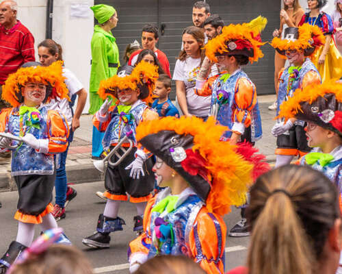 Las Palmasin karnevaalien 2020 lasten kulkue