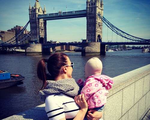 Vauvan kanssa matkustus Lontoo