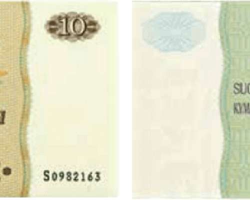10 markkaa 1980 harvinaiset setelit