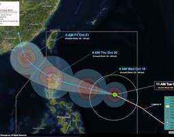 Uusi taifuuni Haima lähestyy Filippiinejä