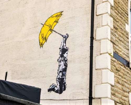 Blackpoolin ”oletettu Banksy” manchesterilais...