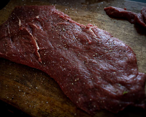 Nautaa grillistä – flat iron steak