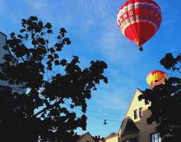 Hot Air Balloons Over Helsinki