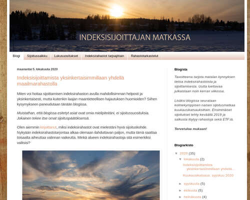 Nordnetin Suomi, Ruotsi ja Tanska -indeksirah...