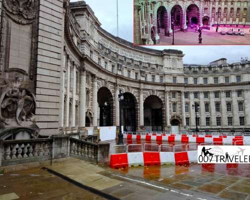 007 Filming location: Admiralty Arch, London ...