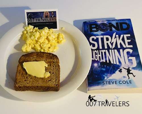 007 Food: Buttered rye toast and scrambled eggs