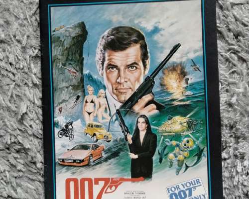 007 Item: 007 For Your Eyes Only Japanese Booklet
