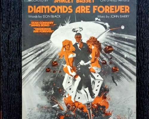 007 Item: “Diamonds Are Forever” sheet music ...