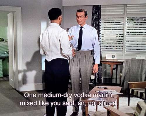 Martini – why shaken not stirred, Mr. Bond?