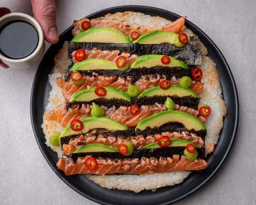 Sushi”pizza”