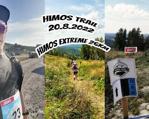 Himos trail polkujuoksutapahtuma, oma 26km juoksu.