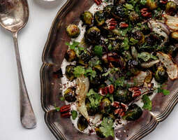 Middle Eastern Roasted Brussel Sprouts