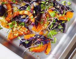 Roasted Red Cabbage and Butternut squash with...