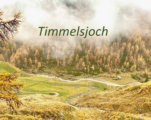 Timmelsjochin alppitie – sumua ja ruskaa