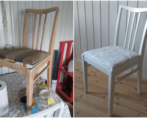 DIY: Askon 1940-/1950-luvun vintage tuolin ku...
