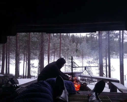 Talviretki Leivonmäen kansallispuistossa, 14-...