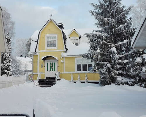 Talvinen kyläyhteisö - Winter village