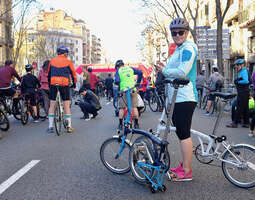 Pyöräily Barcelonassa ja Festa de la Bici