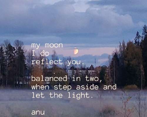 me, myself and the moon