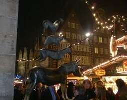 Bremenin joulumarkkinat kuuluisien soittoniek...