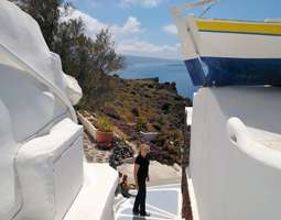 Santorini 3/4: Huikean kaunis kävelyreitti Oi...