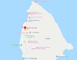 Seychellit: Cabanes des Agnes La Diquen saare...