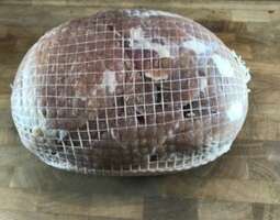 Christmas Ham, Smoked in Rotisserie