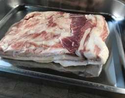 Homemade Mangalitsa Bacon