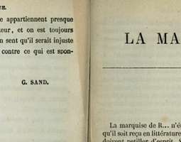 George Sand: Markiisitar (novelli)