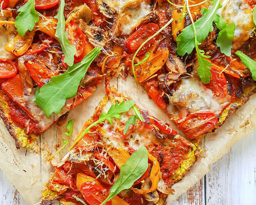 Kasvispohjainen pizza – Superhyper kasvispizza