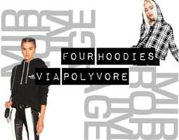 4 outfits for hoodie