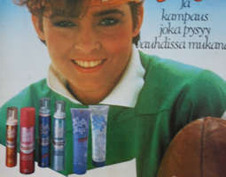 Mainoksia 80-luvulta Kauneus ja terveys -lehdistä