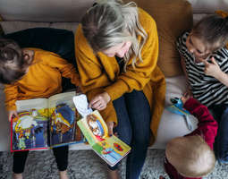 Lapsille lukeminen osana arkea