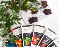 Nautinnollinen Lindt Excellence suklaan maist...