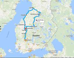 Road trip Suomessa - Tampereelta Ouluun ja ta...