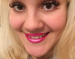 Makeup Look: Glamour with Pink & White Ombre Lips